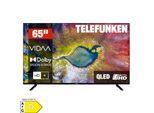 Telefunken D65Q920B2CW QLED Fernseher 65 Zoll Smart TV VIDAA 4K UHD HDR Dolby Vision, HD+ (2026)