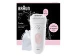 BRAUN Silk·épil 5, Wet & Dry, Langanhaltend glatte Haut, 5-011 Epilierer (Innovative MicroGrip-Pinzetten-Technologie, Wet & Dry, Massagerollenaufsatz, Lieferumfang: Braun Epilierer, Hautkontaktaufsatz, Tasche, Reinigungsbürste, Ladekabel)