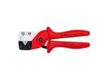 KNIPEX 90 10 185 Rohrschneider für Mehrschicht- und Pneumatikschläuche aus zähem, glasfaserverstärktem Kunststoff 185 mm)