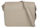 Umhängetasche BRUNO BANANI, Mädchen, Gr. B/H/T: 24cm x 19cm x 7cm onesize, beige, Leder, leicht glänzend, unifarben, Taschen Umhängetasche, echt Leder
