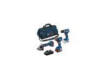 BOSCH Combo Kit 3 tool kit 18V Profi Set (GSB,GDXGWS,2x5.0Ah) (0615990N31)