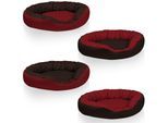 BedDog® Hundebett SUNNY 4in1 oder einfarbig, waschbar, mit Rand, Hundekissen