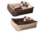 BedDog 2in1 Hundebett waschbar Hundekissen mit Rand Hundesofa