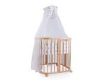Waldin Babybett Kinderbett 7in1 mit Matratze, mitwachsendes Kinder-Bett