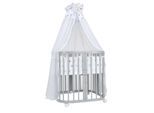 Waldin Babybett Kinderbett 7in1 mit Matratze, mitwachsendes Kinder-Bett