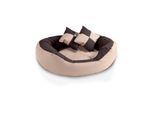 BedDog 4in1 Hundebett SABA großes Hundekörbchen abwischbar Hundekissen