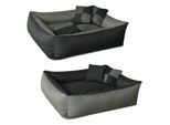 BedDog 2in1 Hundebett waschbar Hundekissen mit Rand Hundesofa