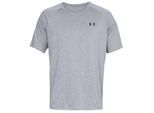 Under Armour - "Tech" T-Shirt für Herren (Hellgrau meliert/Schwarz)