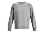 Under Armour Unisex Rival Fleece Crew Hals Sweatshirt voor volwassenen (Kasteel Rots/Wit)