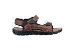 Hush Puppies Heren Alistair Leren Sandalen (Tan)