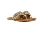 Tower Footwear Wide Vamp Toepost Damen Gold Sandalen