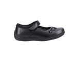 Hush Puppies Meisjes Christina Leren Schoolschoenen (Zwart)