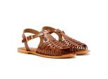 Tower Footwear Hurache Damen Sandalen Aus Braunem Leder