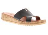 Hush Puppies Dames Sandalen Lage Hakken Eloise Leer Slip On zwart