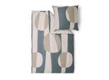 Bettwäsche S.OLIVER "Satinbettwäsche s.Oliver", beige (grau, beige), B/L: 135cm x 200cm, 1 Stk., 1 Stk., Mako-Satin, B/L: 80cm x 80cm, 2 Stk., Mako-Satin, Obermaterial: 100% Baumwolle, Bettwäsche, Bettwäsche, in harmonischer Farbgebung