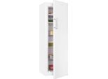 EXQUISIT Gefrierschrank "GS271-NF-H-040D Inoxlook", Energieeffizienz: D, silber (weiß), B:54cm H:170,5cm T:59,4cm, Gefrierschränke, 4*-Gefrierschrank No Frost mit LED-Anzeige & praktischem Griff, Gefrierschrank