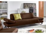 2-Sitzer W.SCHILLIG "taboo Designsofa mit hohem Sitzkomfort, Breite 202cm, Sitztiefe 59cm", braun (tabacco z69), B:202cm H:76cm T:91cm, Flachgewebe S22 (100% Polyester);Stoff S37 (100% Polyester): Luxus-Microfaser in Lederoptik;Longlife Xtra-Leder Z59: Glattleder mit modischer Prägung. Hautstärke 0, 9 - 1, 1 mm;Longlife Xtra-Leder Z69: Das feinnarbige, gedeckte Softleder Z69 besticht durch seine a