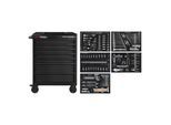 Kraftwerk BT LINE Werkstattwagen BT700s 7 Schubladen schwarz, 194-tlg. (102.107.BLK1)