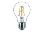 Philips Lighting LED-Lampe E27 klar Glas LED classic, 77213001)