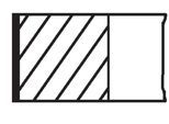 MAHLE Kolbenringsatz 00223n0 für Mercedes