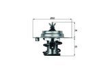 MAHLE Thermostat, Kühlmittel tx783d für DAIHATSU HONDA TOYOTA KIA
