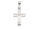 Kettenanhänger ADELIA´S "Kreuzanhänger 925 Silber mit Zirkonia – Silberanhänger Kreuz", silber, Schmuckanhänger, Damen, mit Zirkonia, Silber 925 (Sterlingsilber), Kettenanhänger, Silberanhänger Kreuz