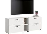 Schrank-Set HOME AFFAIRE "ENESTE, 6-teilig, in verschiedenen Farben, individuell kombinierbar", weiß, B:176cm H:34cm T:67cm, Spanplatte, Kastenmöbel-Sets, Stauraumelement, Kombination, Wohnkombination, Schrankwand, Lowboard