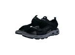 Sandale SALAMANDER, Herren, Gr. 43, schwarz, Lederimitat, Schuhe Sandale, Trekkingsandale, Outdoorschuh, Sommerschuh mit Fußbett