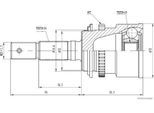 HERTH+BUSS JAKOPARTS Gelenksatz, Antriebswelle j2826114 für DAIHATSU