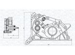 MAGNETI MARELLI Ölpumpe 351516000089 für HYUNDAI MITSUBISHI