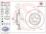 BREMBO Bremsscheibe 09c41813 345mm 24mm für BMW (BRILLIANCE)