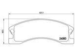 MAGNETI MARELLI Bremsbelagsatz, Scheibenbremse 363700437008 für Chrysler JEEP