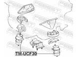 FEBEST Lagerung, Motor tmucf30 vorne für TOYOTA