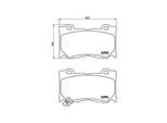 MAGNETI MARELLI Bremsbelagsatz, Scheibenbremse 363700456089 für NISSAN INFINITI