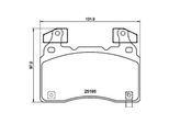 MAGNETI MARELLI Bremsbelagsatz, Scheibenbremse 363700410064 für CHEVROLET GM Vaughall Tesla XPENG