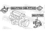 FEBEST Lagerung, Motor hmfitwd hinten für HONDA