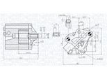 MAGNETI MARELLI Ölpumpe 351516000133 für Ford Volvo MAZDA
