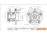 DRIVE+ Radlagersatz dp2010100752 Hinterachse für KIA