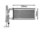 VAN WEZEL Wärmetauscher, Innenraumheizung 53006706 für TOYOTA