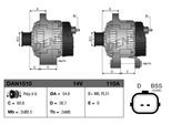DENSO Generator dan1510 für RENAULT