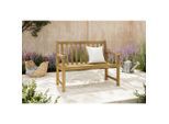 Ambia Garden Gartenbank, Akazie, Holz, Akazie, vollmassiv, 2-Sitzer, 120x90x61 cm, FSC 100%, Gartenmöbel, Gartenbänke
