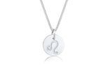 Kette mit Anhänger ELLI "Sternzeichen Löwe 925 Sterling Silber", silber, Halsketten, Damen, 45, ohne Stein, Silber 925 (Sterlingsilber), L: 45