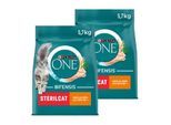 Purina ONE BIFENSIS Sterilcat Huhn 2x5,7 kg