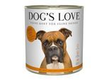 DOG'S LOVE Adult Classic Pute mit Apfel und Zucchini 6x800 g
