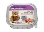 PREMIERE Meat Menu Adult Rind mit Huhn und Kalb 64x100 g