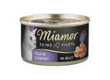 Miamor Feine Filets in Jelly Heller Thunfisch und Calamari 96x100 g