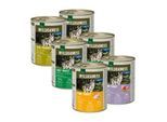 REAL NATURE WILDERNESS Nassfutter Hund, Adult 6x800 g Mixpaket 1