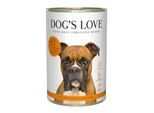DOG'S LOVE Adult Classic Pute, Apfel, Zucchini und Wallnussöl 6x400 g