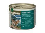 REAL NATURE WILDERNESS Nassfutter Katze, Adult Dark Fjord, Wildschwein mit Ente und Rentier 24x200 g