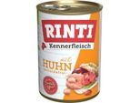 RINTI Kennerfleisch Nassfutter Hund, Adult, Dose, Huhn 24x400 g
